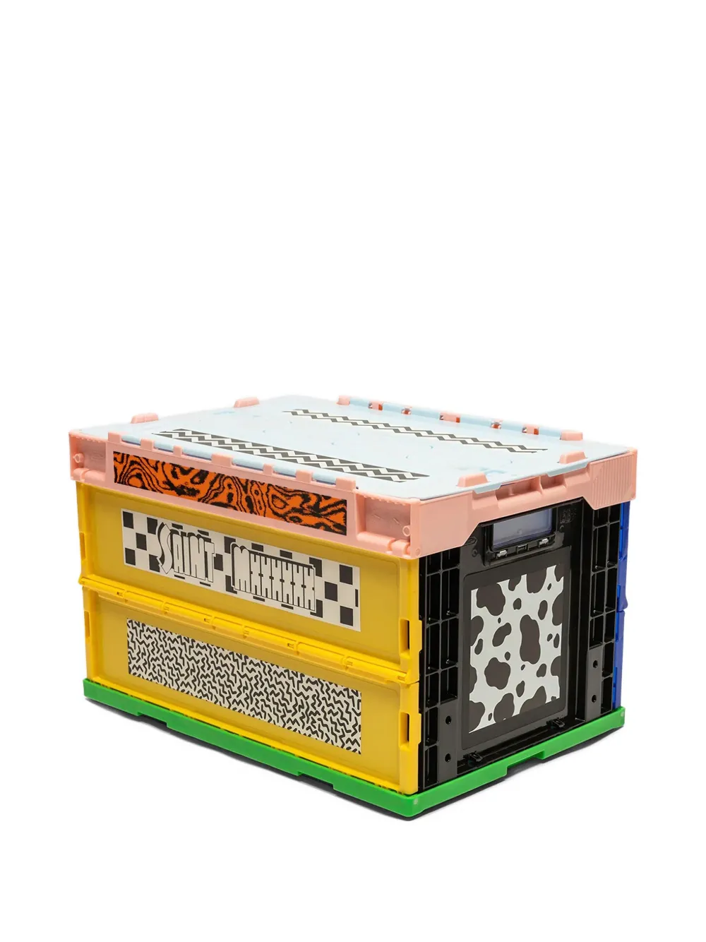 Saint Mxxxxxx Colour-block Storage Box
