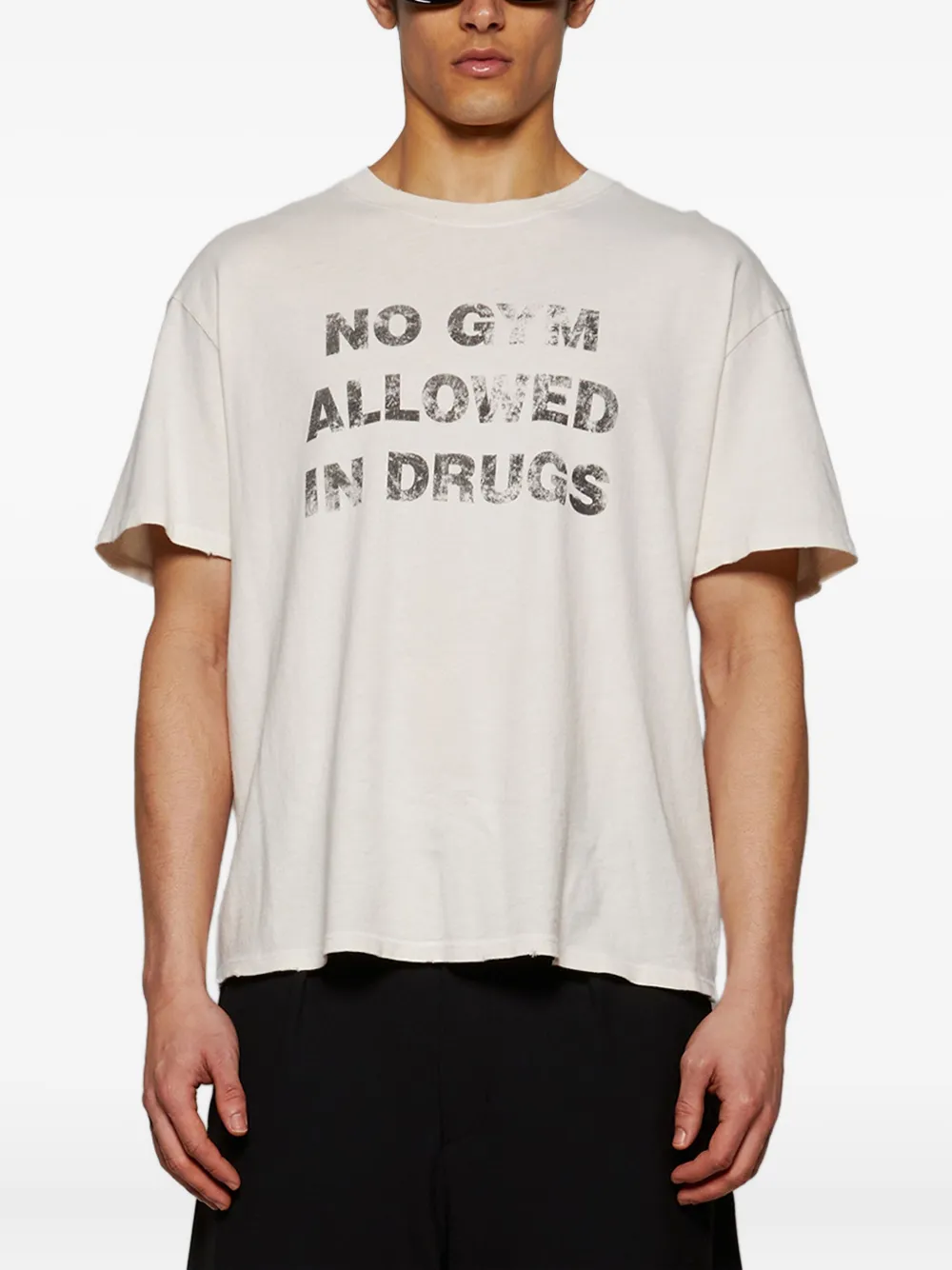 Nahmias T-shirt met grafische print Wit