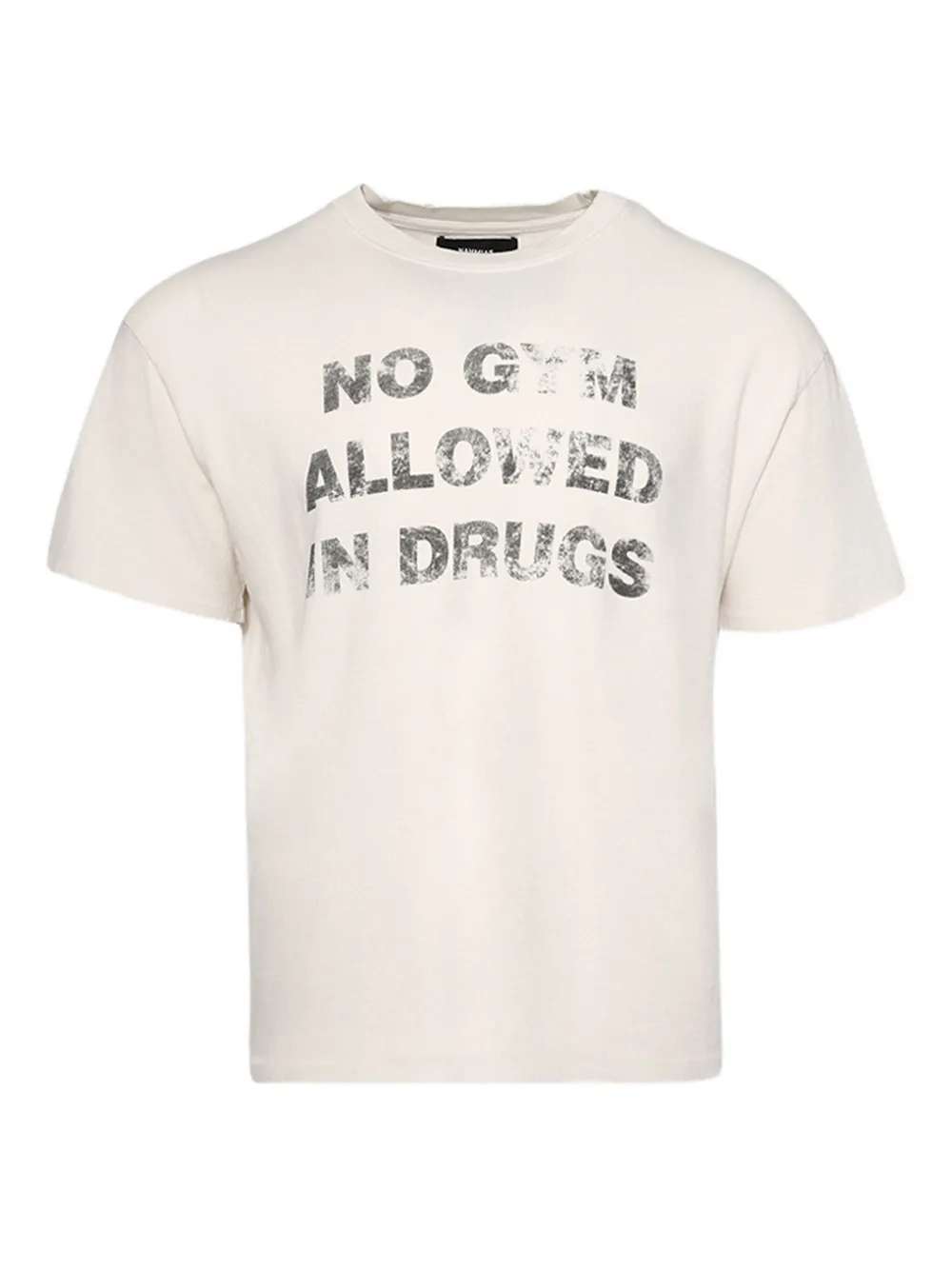 Nahmias T-shirt met grafische print Wit