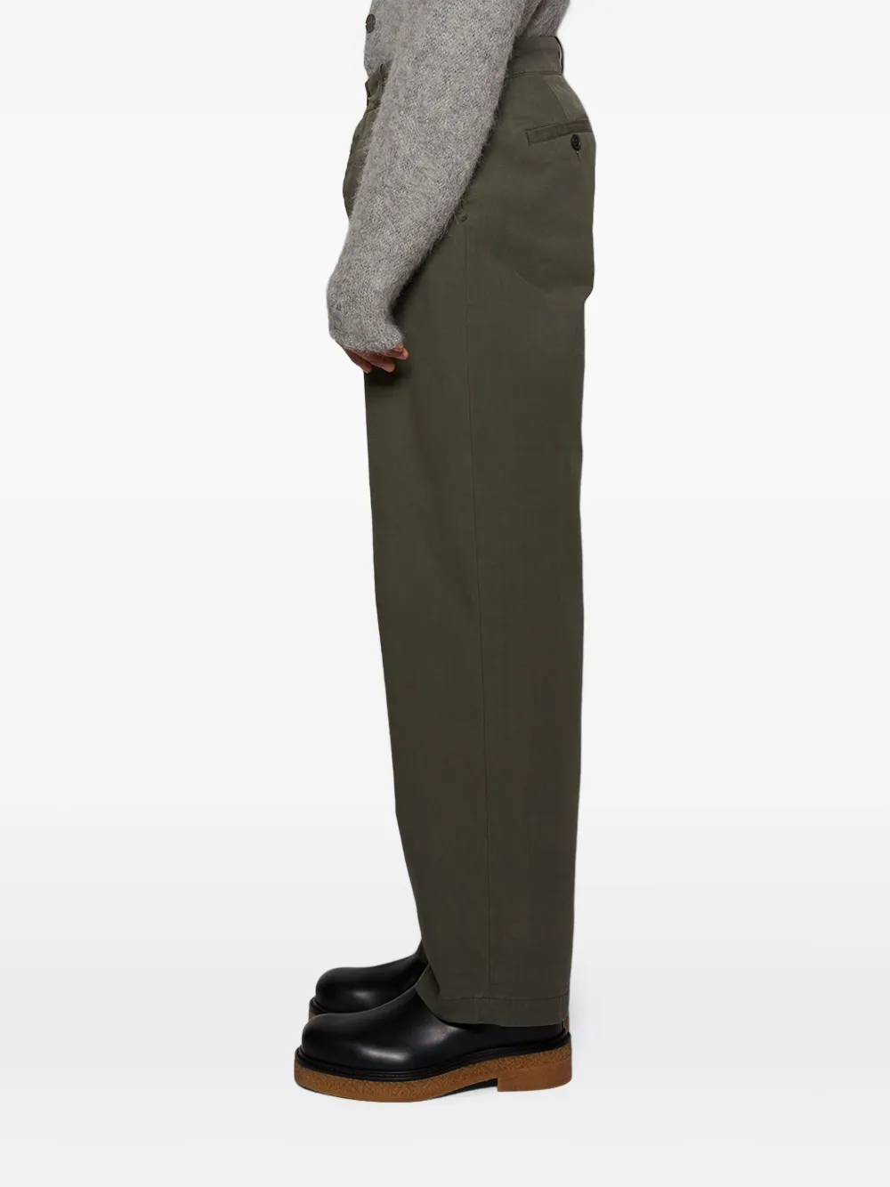 The Elder Statesman Straight broek Groen