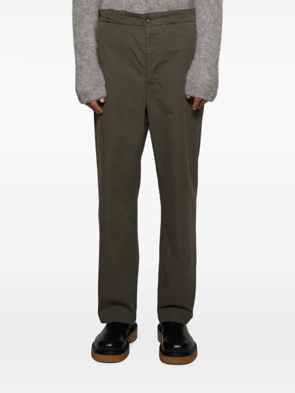 The Elder Statesman Straight broek Groen