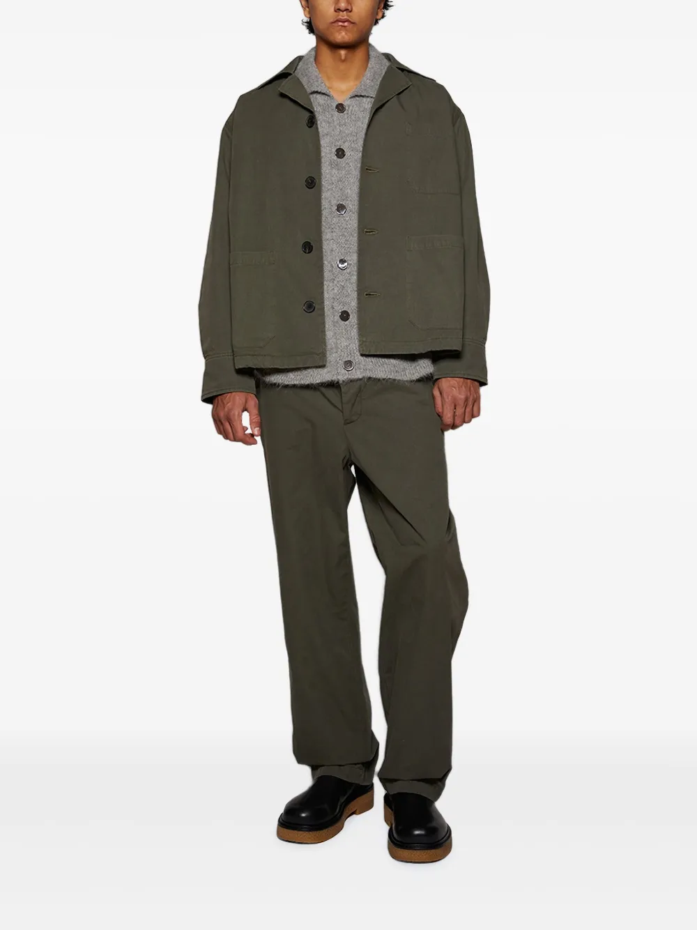 The Elder Statesman Straight broek - Groen