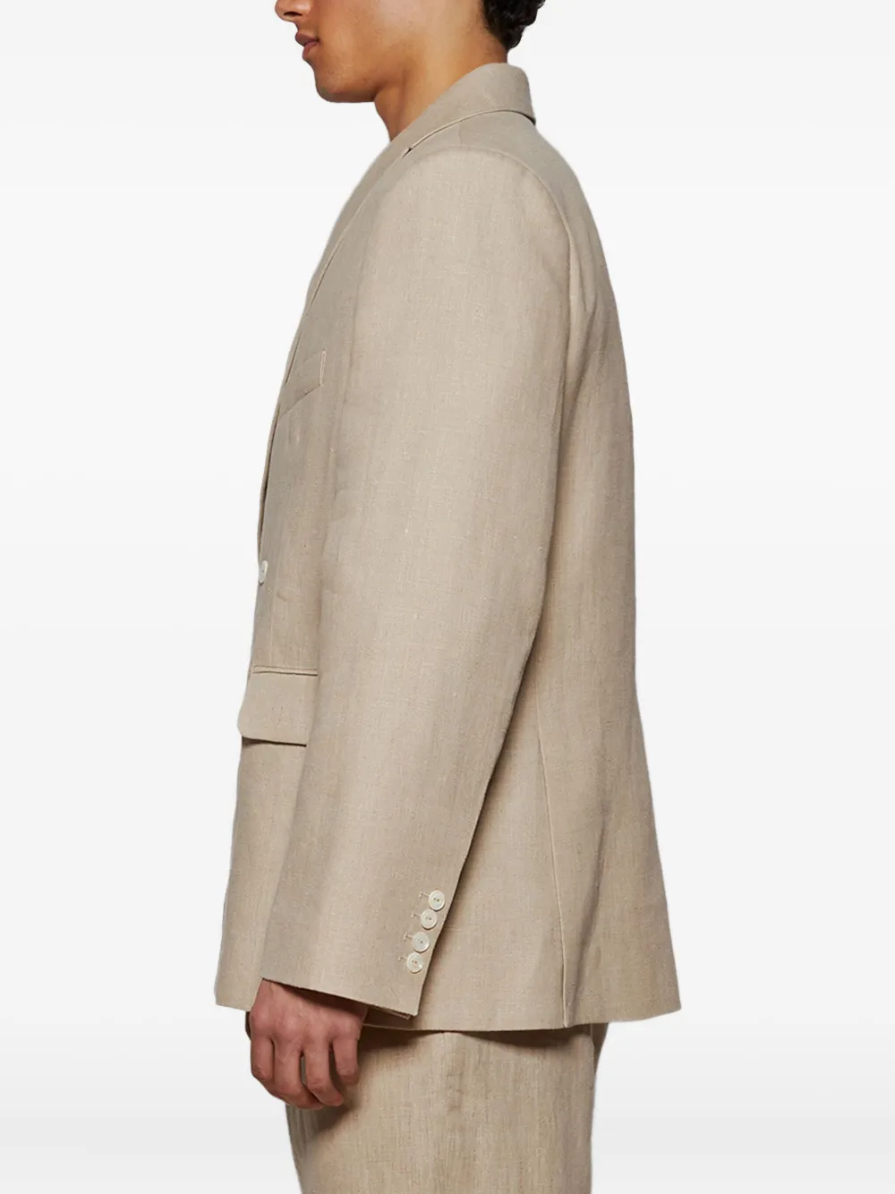 BODE Blazer met dubbele rij knopen Beige