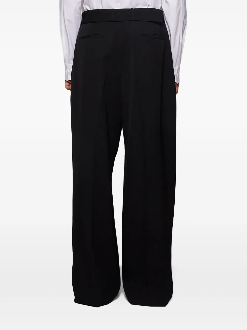 Jil Sander Wollen broek Zwart