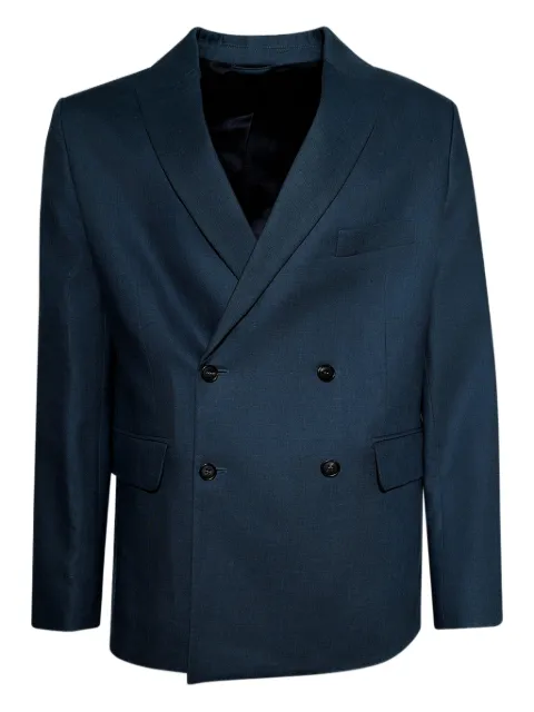 BODE double-breasted linen jacket