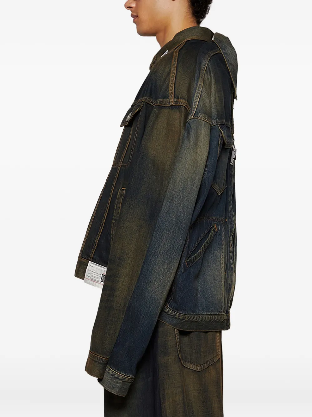 Maison MIHARA YASUHIRO Both Sides Front denim jack Bruin