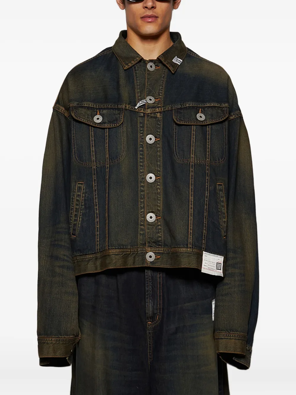 Maison MIHARA YASUHIRO Both Sides Front denim jack Bruin