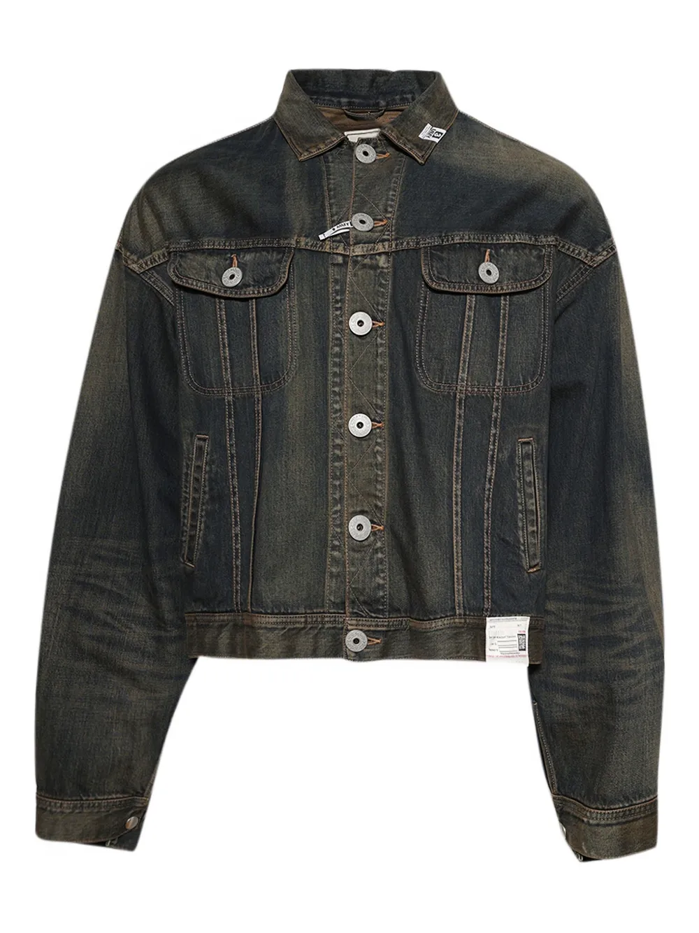 Maison MIHARA YASUHIRO Both Sides Front denim jacket | Brown | Image 1