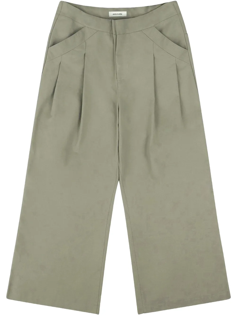ENTIRE STUDIOS pleat-detailing trousers | Neutrals | Image 1