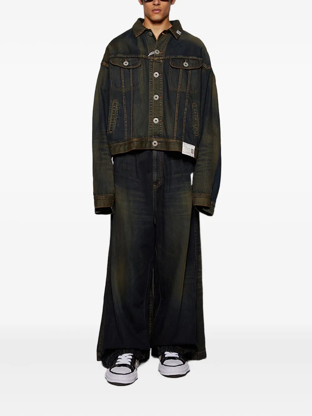 Maison MIHARA YASUHIRO Four Legs jeans - Blauw