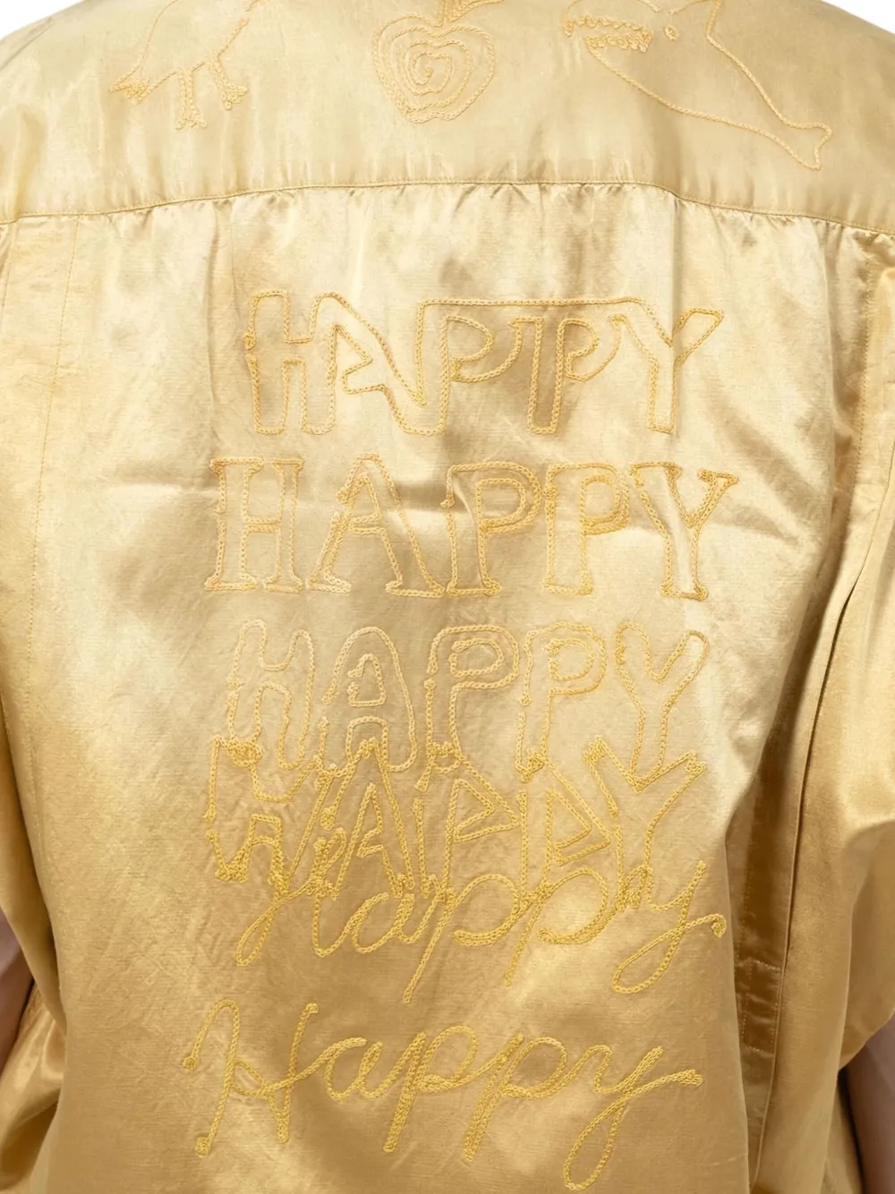 Miharayasuhiro Short-sleeve Shirt In Gold