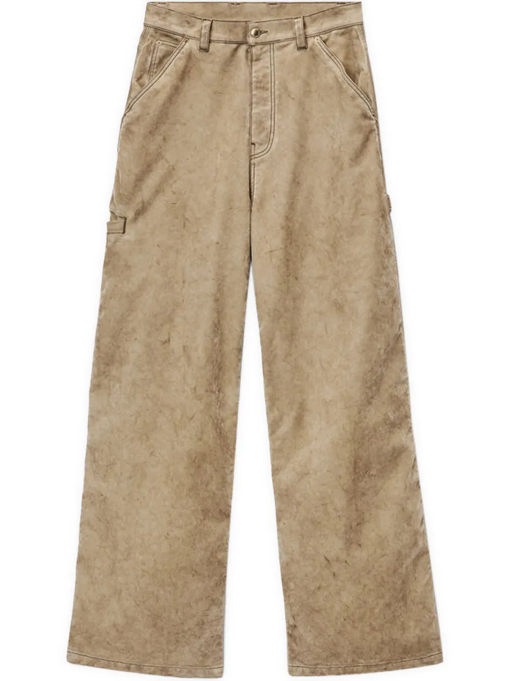 Alexander Wang jeans con acabado afelpado | marrón | Image 1