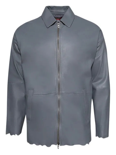 Diesel L-Mart-B zip-front leather jacket