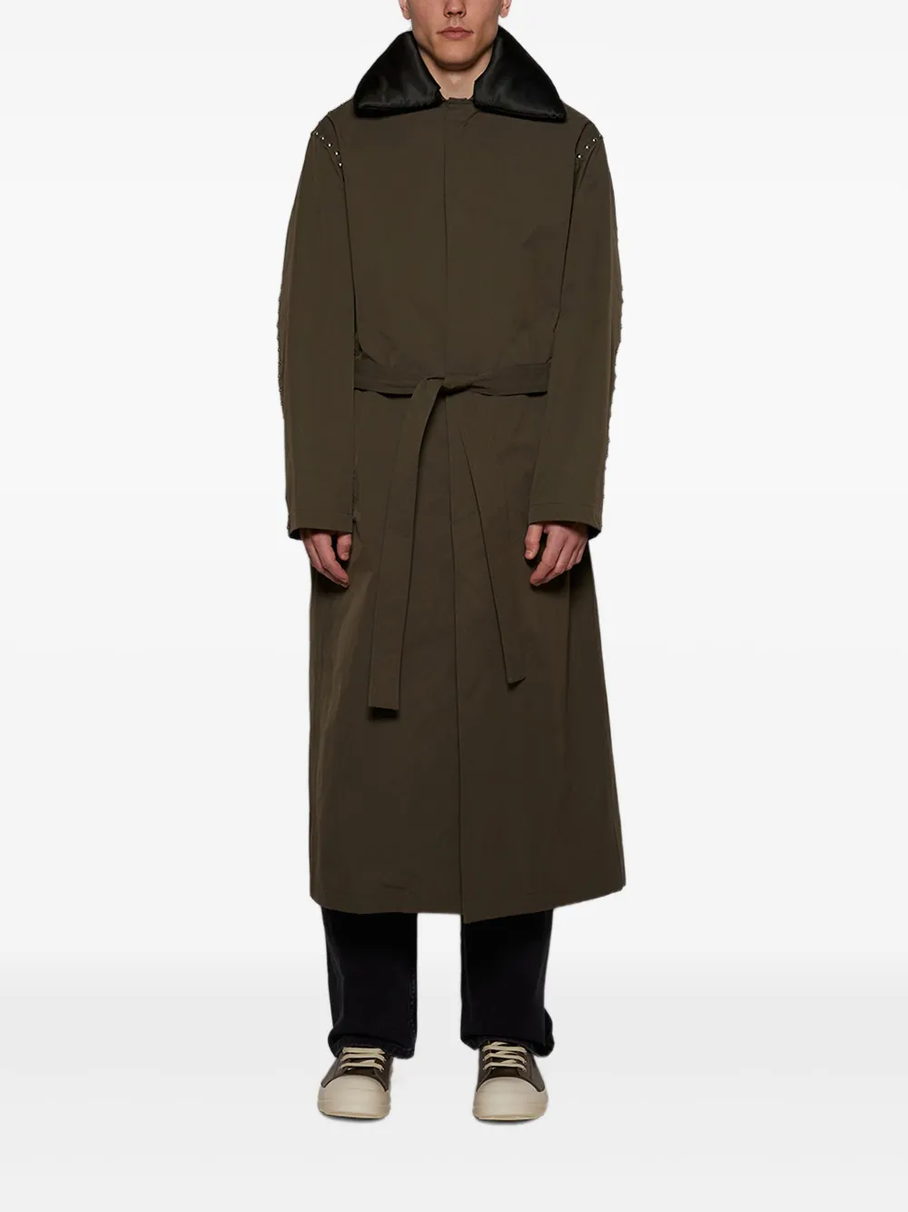 BLUEMARBLE studded-shoulder belted trench coat | Trench Coats  | Image 2