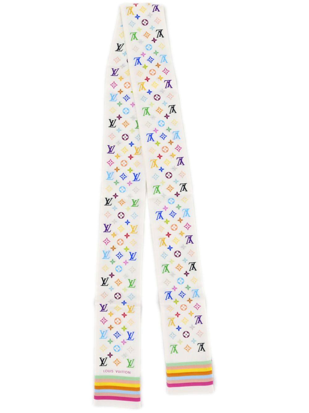 1990-2000s Monogram Multicolour scarf