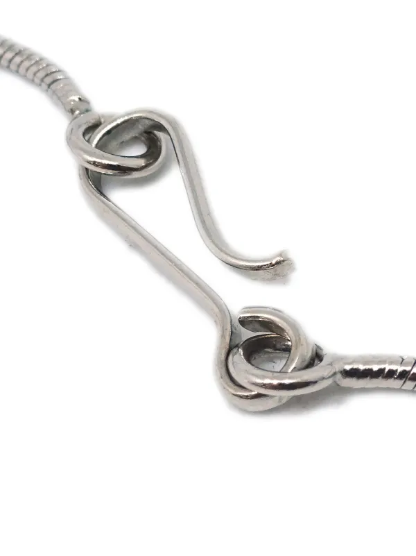 チキンCHANEL シルバー ロゴネックレス 四つ葉のクローバー♪》CHANEL ネックレス チョーカー CCロゴ