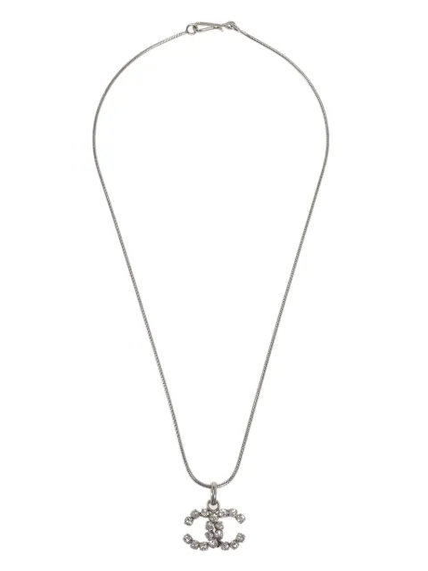CHANEL Pre-Owned 2000 CC-pendant necklace