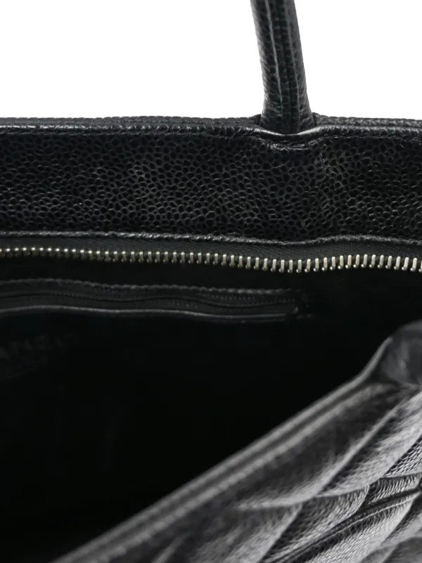 CHANEL Pre-Owned 2000 Medallion Tote Bag Black FARFETCH IN