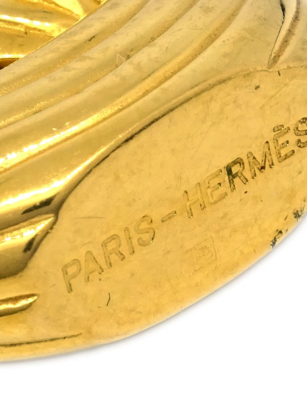 Pre-owned Hermes 2006 L'air De Paris Yacht Padlock In Gold