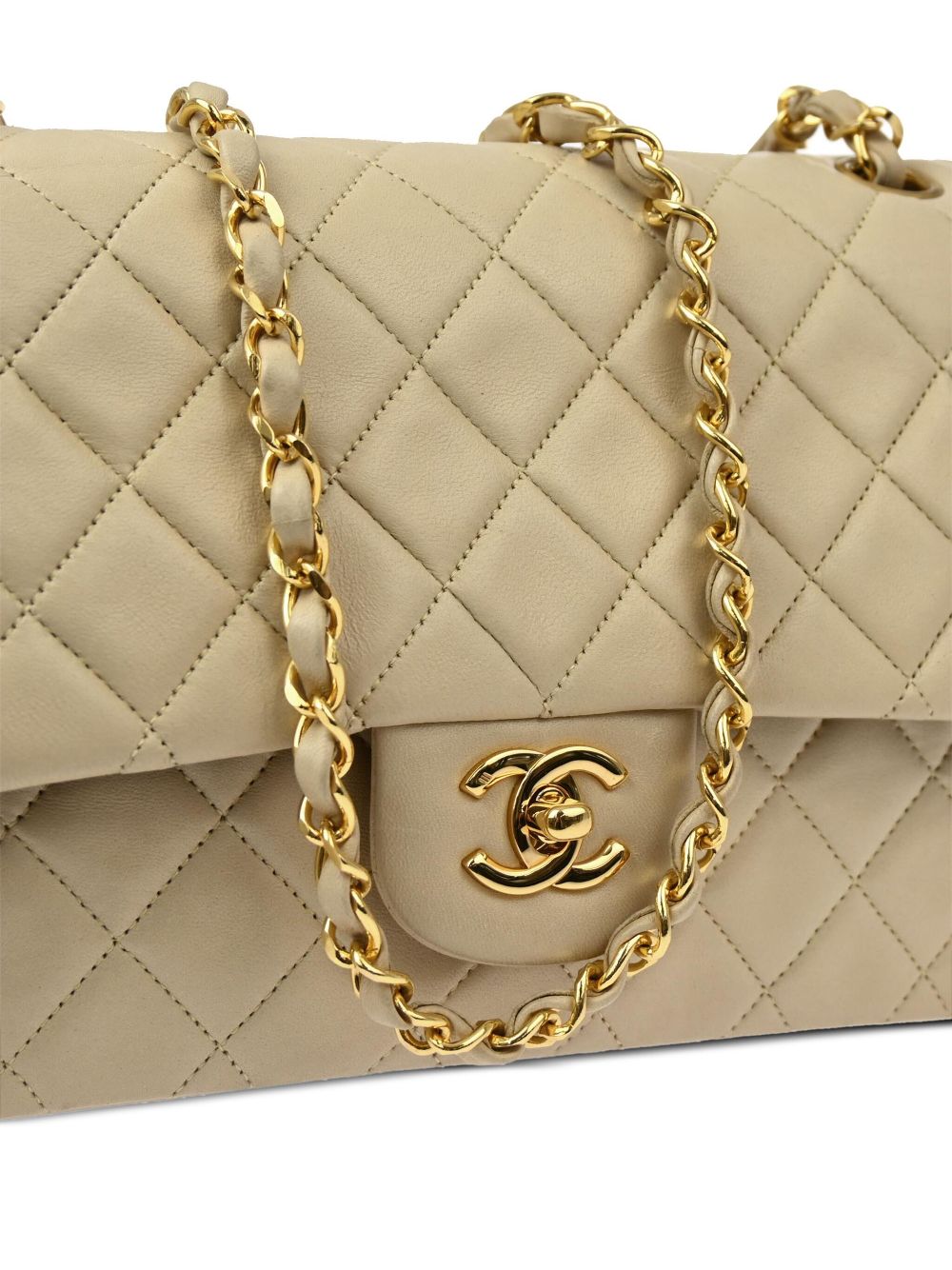 Affordable HOT SALE CHANEL 1992 medium Double Flap shoulder bag Women