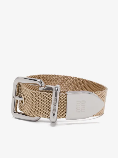 Miu Miu bracelet à design métallique