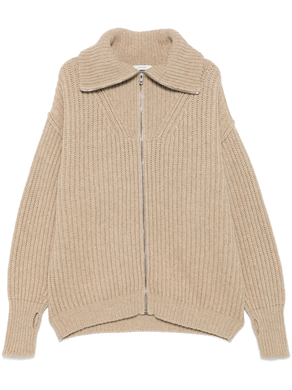 LEMAIRE Gerippter Cardigan | Nude | Image 1