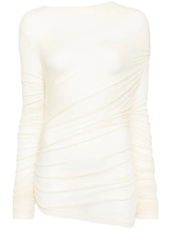 AGOLDE Tania Twist T-shirt | Neutrals | FARFETCH
