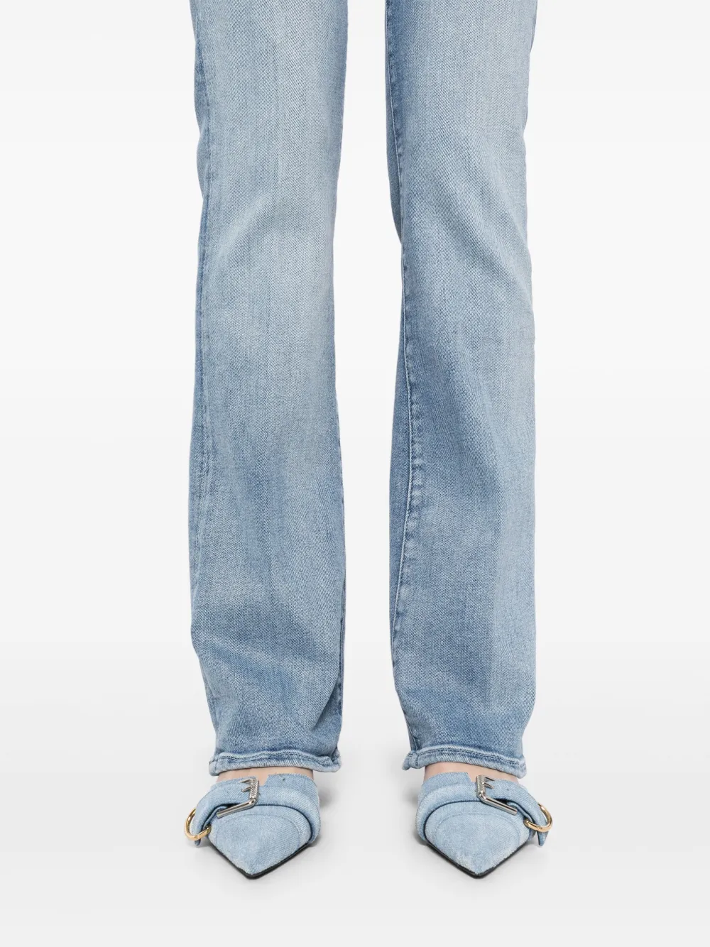 MOTHER Outsider sneak jeans Blauw