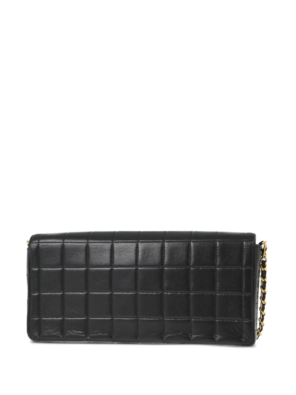 CHANEL Pre-Owned 2000 East West Choco Bar schoudertas - Zwart