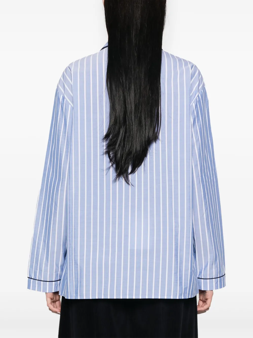 Prada Gestreept blouse Blauw
