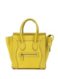 Céline Pre-Owned 2012 Micro Luggage Tote Leather handbag - Yellow