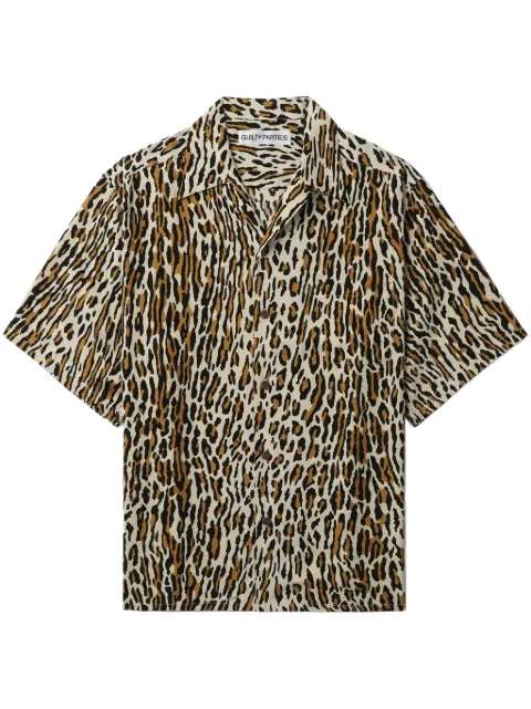 WACKO MARIA leopard-print shirt