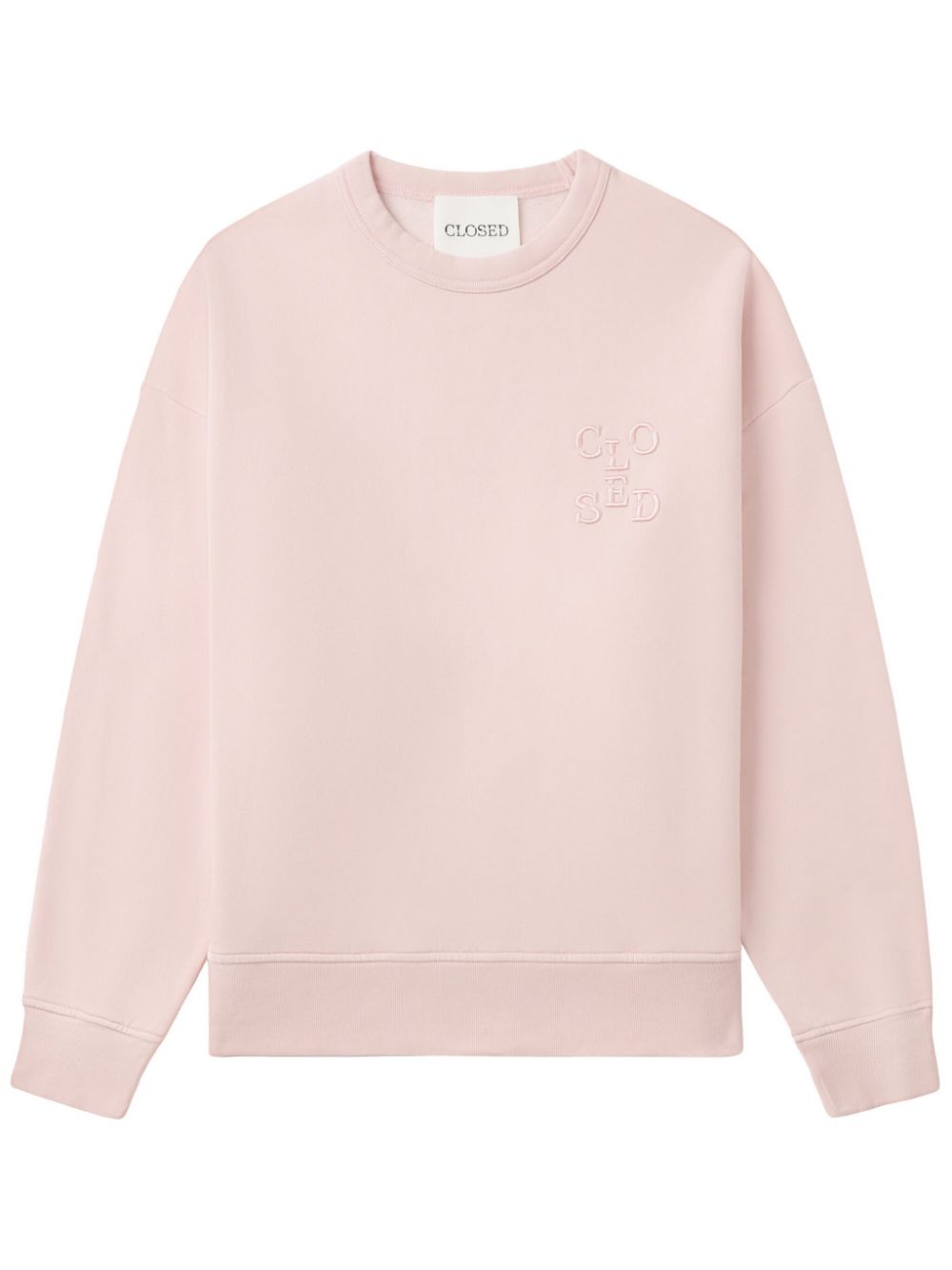 Closed logo-embroidered sweatshirt - Pink