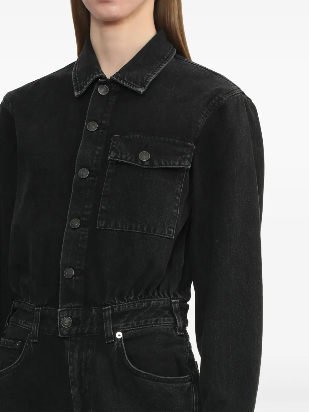 AGOLDE Tane jumpsuit Zwart