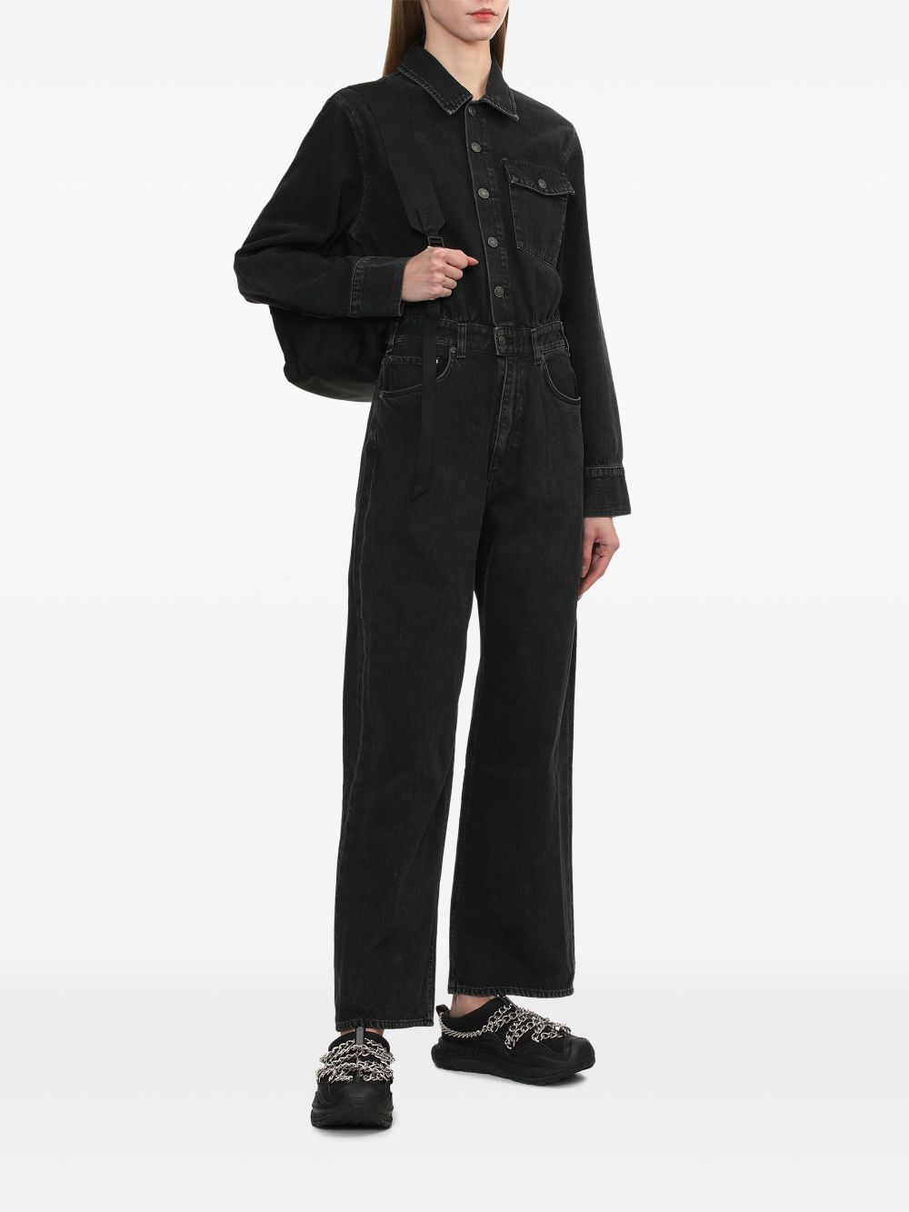 AGOLDE Tane jumpsuit - Zwart