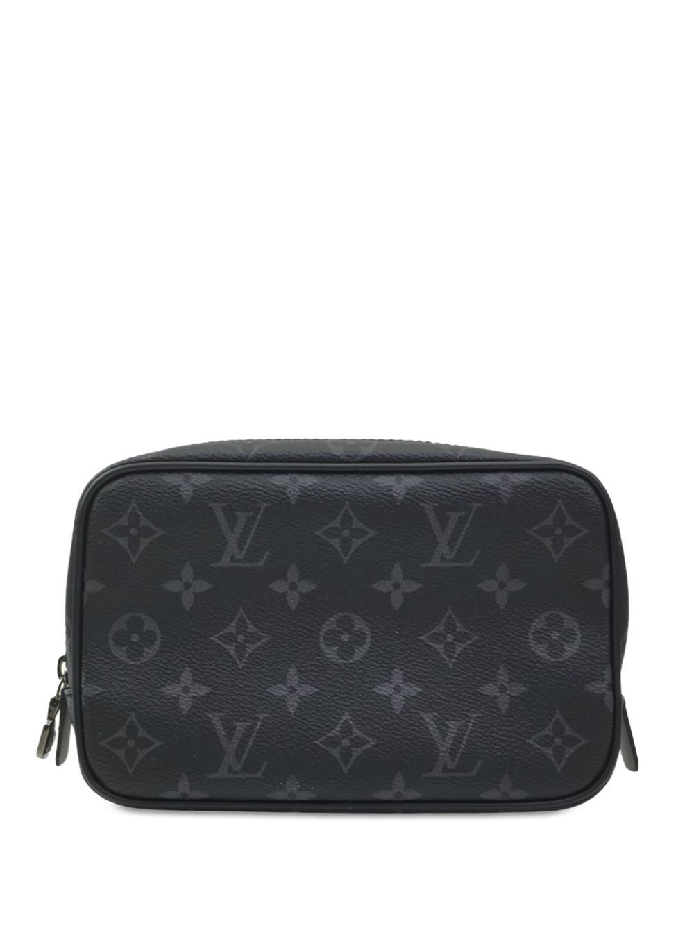 Louis Vuitton Pre-Owned 2020 Monogram Eclipse Toilet Pouch PM clutch bag - Black