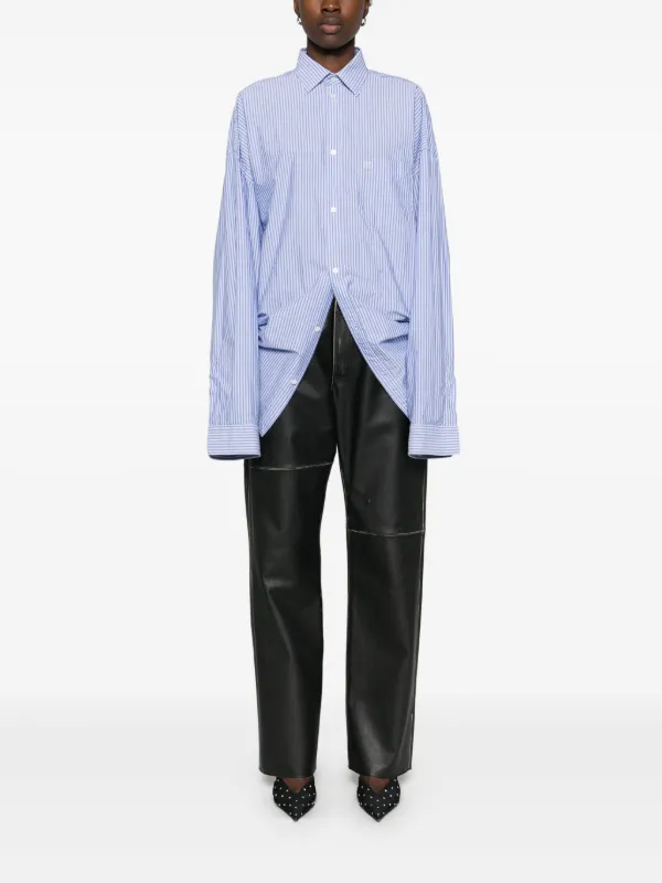 Balenciaga ノットディテール シャツ | ブルー | FARFETCH JP