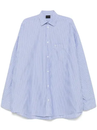 Balenciaga ノットディテール シャツ | ブルー | FARFETCH JP