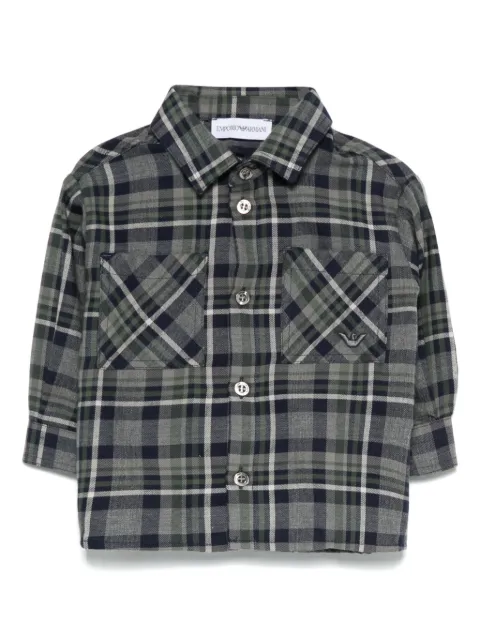 Emporio Armani Kids plaid shirt