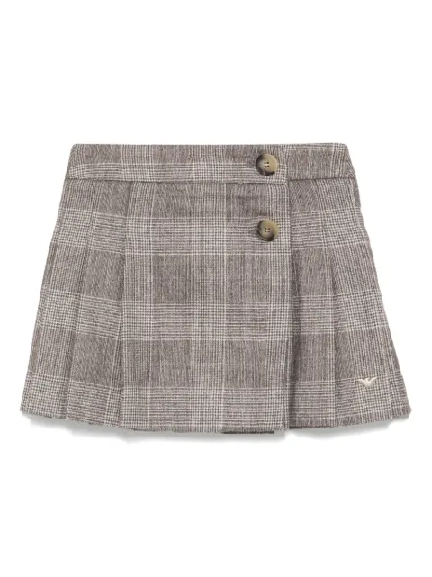 Emporio Armani Kids تنورة كاروهات