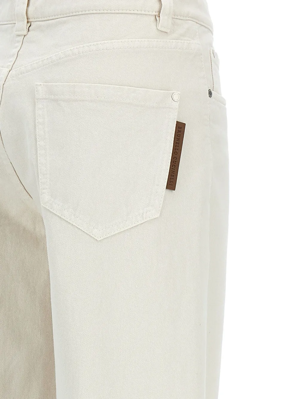 Brunello Cucinelli Straight jeans Beige
