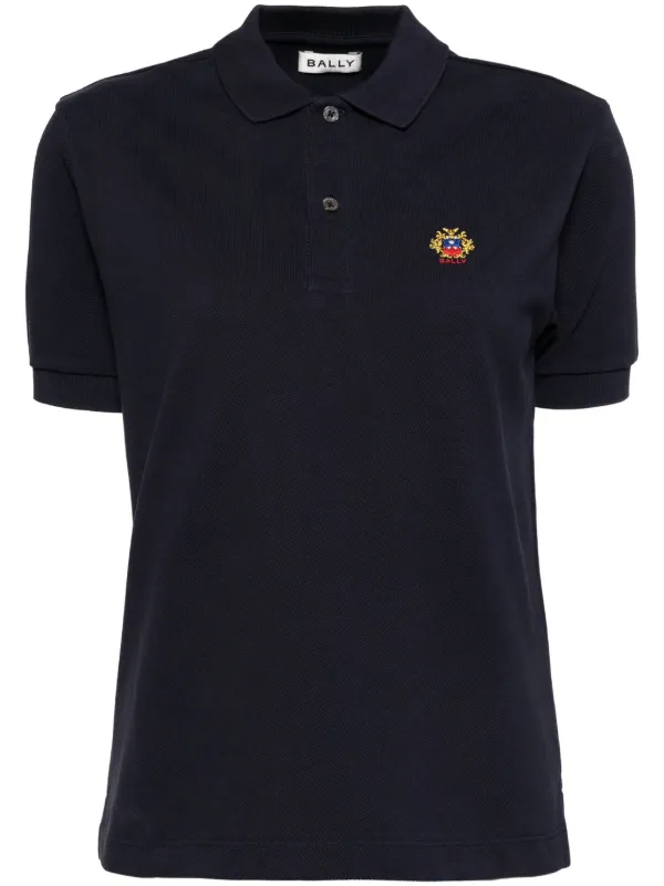 Bally Short-sleeves Polo Top in Blue