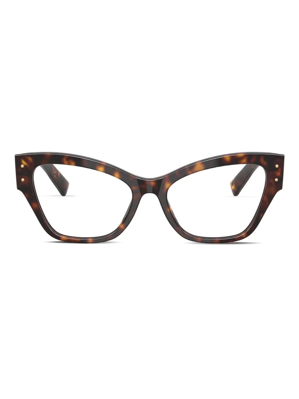 Dolce & Gabbana Eyewear Bril met cat-eye montuur Bruin