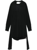 Toga tie-fastening top - Black