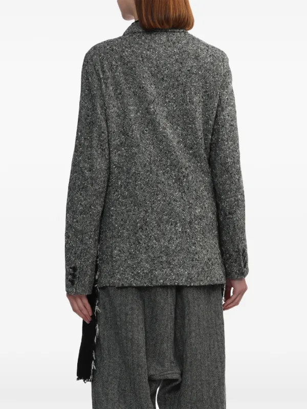 Black Comme Des Garçons ツイードパネル ジャケット | ブラック