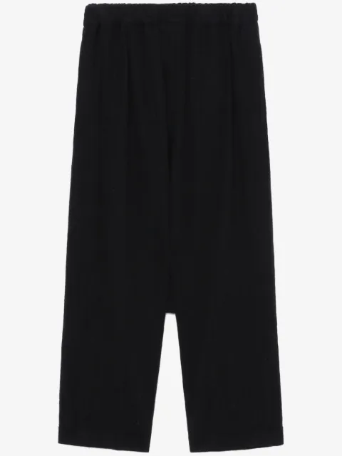 Black Comme Des Garçons брюки с низким шаговым швом