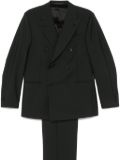 Caruso double-breasted suit - Green