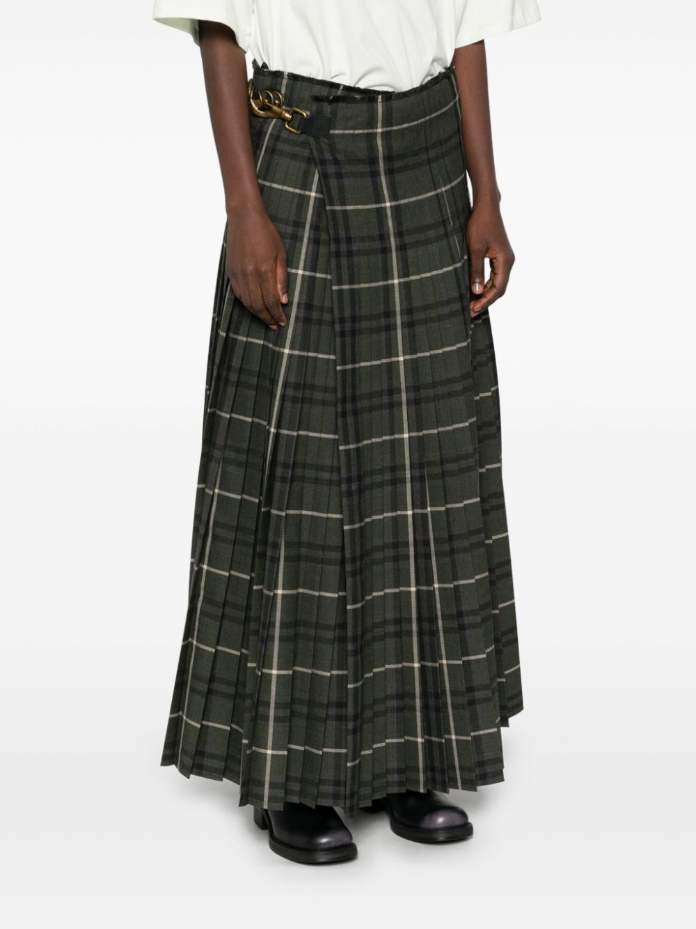 Burberry Vintage Check-pattern maxi skirt Women