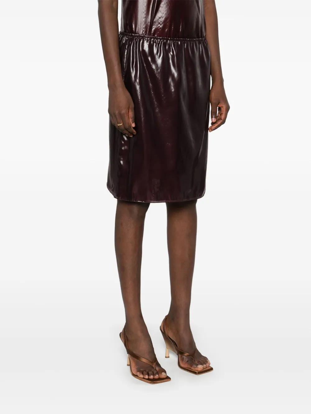 Ferragamo Organza korte rok Paars