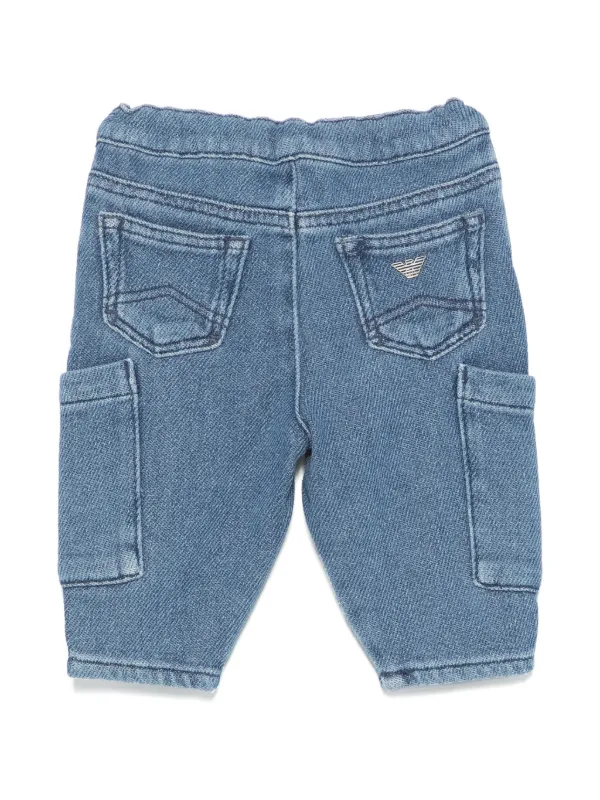 Emporio Armani Kids Cargo Jeans Blue FARFETCH AO